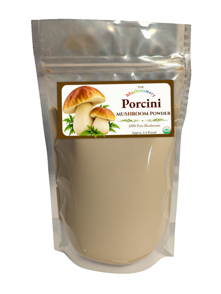 Porcini Mushroom Powder - Certified Organic - 1/4 Pound