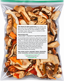 Dried Wild Mushroom Blend - Certified Organic - 1/2 Pound
