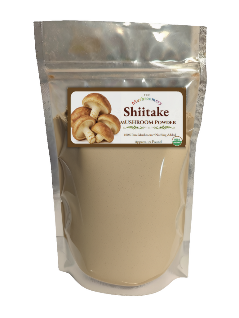 Shiitake Mushroom Powder - Certified Organic - 1/4 Pound