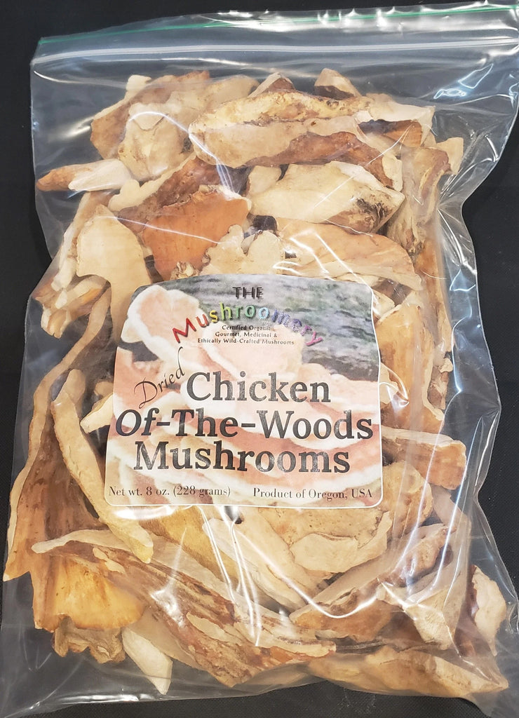 Dried Chicken-of-the-Woods Mushrooms - Certified Organic