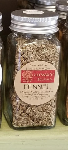 Fennel Seed in glass jar