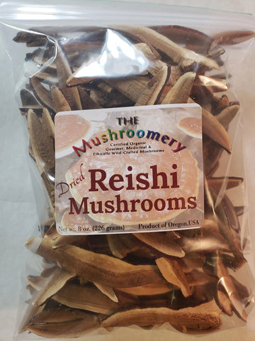 Dried Reishi Mushrooms - Certified Organic
