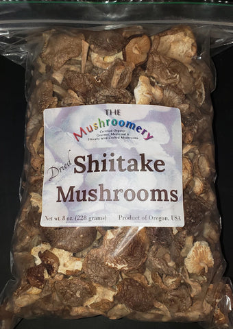 Dried Shiitake Mushrooms - Certified Organic