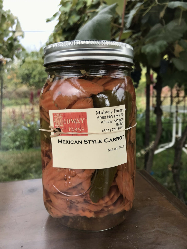 Mexican Style Carrots no sugar 16oz or 32oz