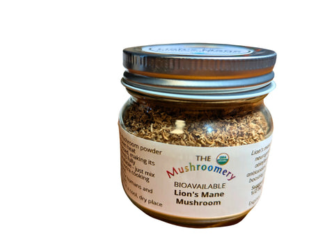 Bioavailable Lion's Mane Mushroom Powder - 3.2 oz