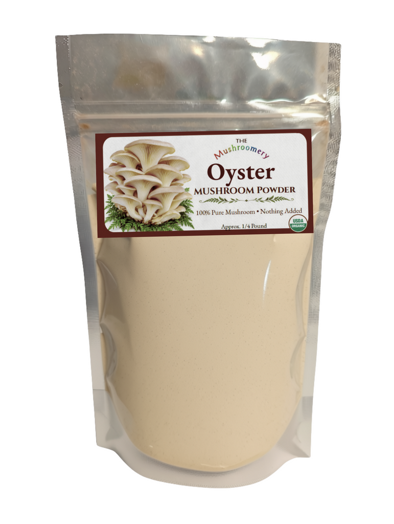 Oyster Mushroom Powder - Certified Organic - 1/4 Pound