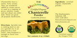 Chanterelle Mushroom Powder - 4 oz