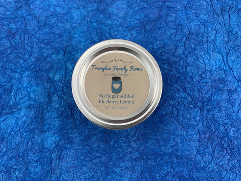 No Sugar Added Blueberry Lemon Jam, 4oz