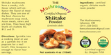 Shiitake Mushroom Powder - 4 oz