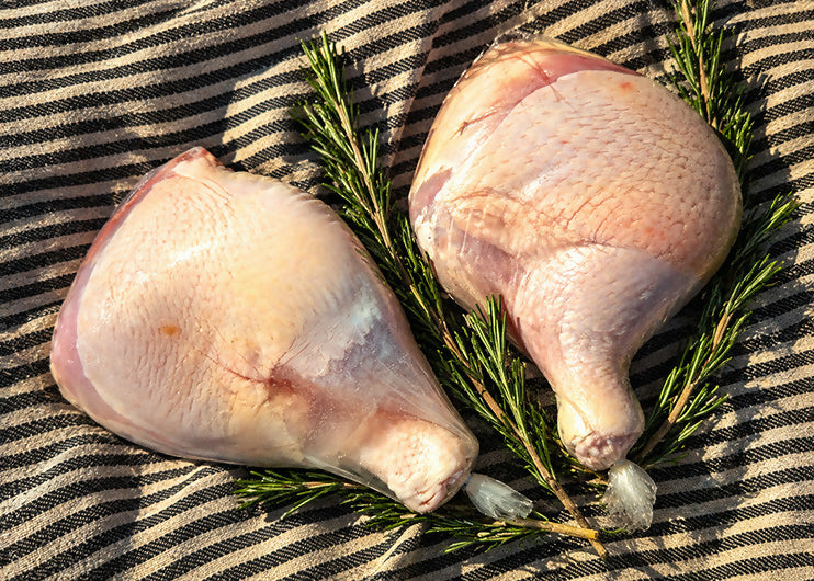 FishDog Farm, Pasture-Raised Freedom Ranger Chicken Hindquarter Packs (2 pcs.)