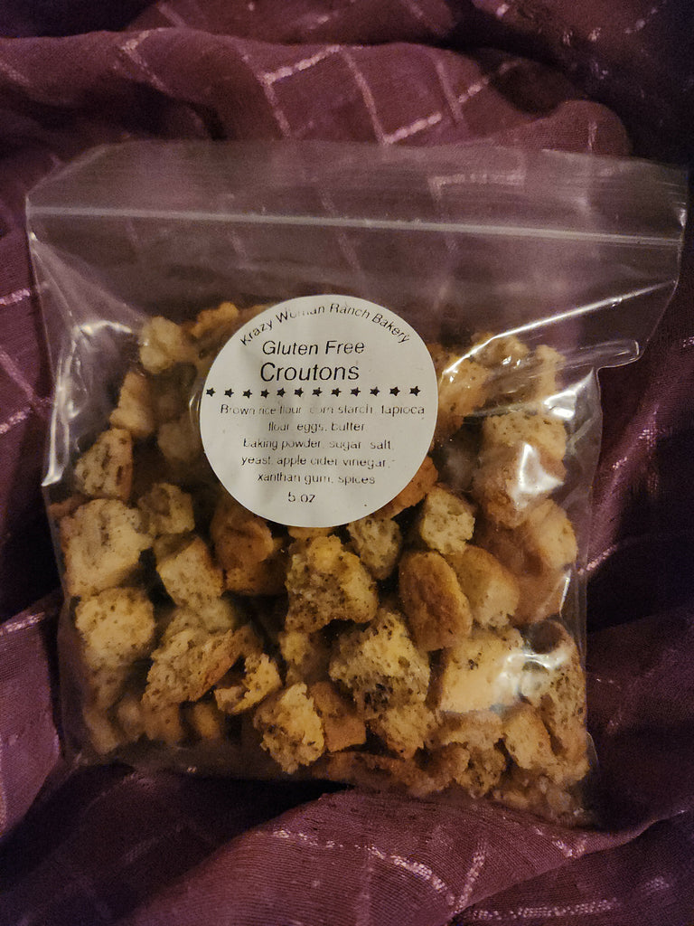 Gluten free seasoned croutons