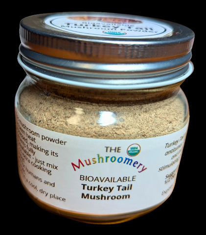 Bioavailable Turkey Tail Mushroom Powder - 8 fl oz