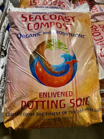 SeaCoast Enlivened Potting Soil, 1.25 cf (Organic and Biodynamic)