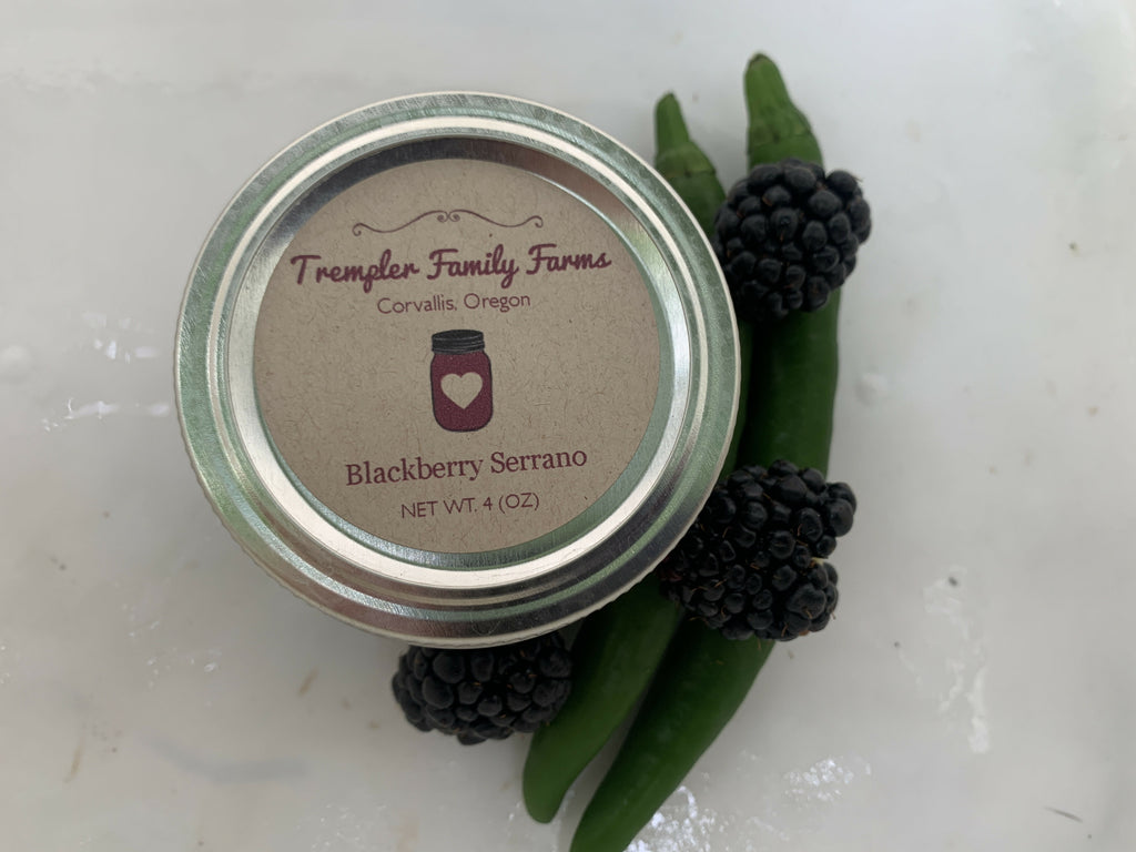 Blackberry Serrano Jam, 4oz