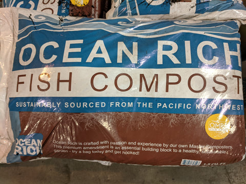 Ocean Rich Fish Compost, 1 cf (local product)