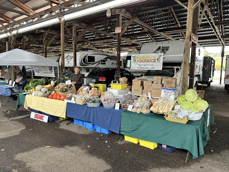 Sunbow Produce booth at Fill Your Pantry